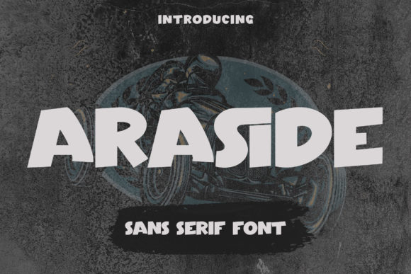 Araside Display Font for Handmade Creators