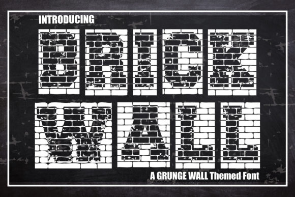 Brick Wall: A Bold Display Font for Digital Impact