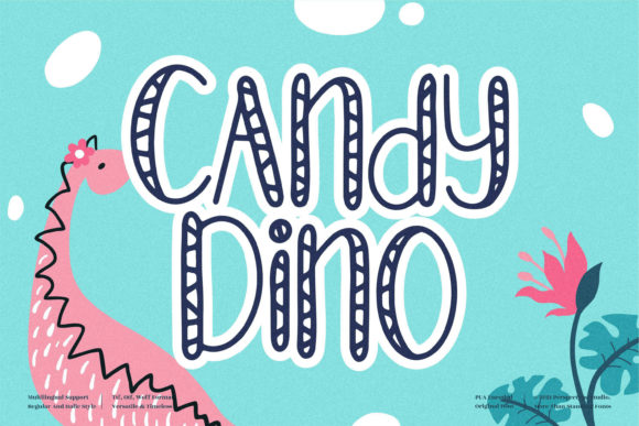 Candy Dino: A Friendly Display Font for Editorial Charm
