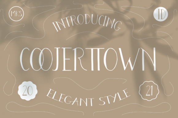 Coojertown: A Thin, Elegant Display Font for Luxury Branding