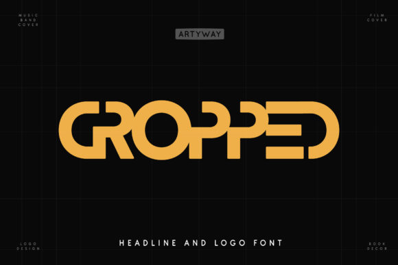 Cropped: A Bold Display Font for Campaign Headlines That Stop Scrolling