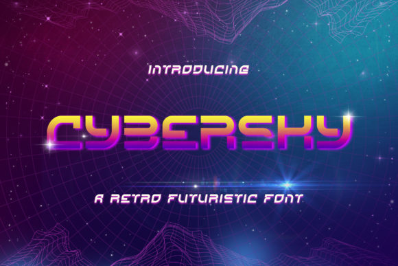 Cybersky: A Futuristic Display Font for Handmade Brands