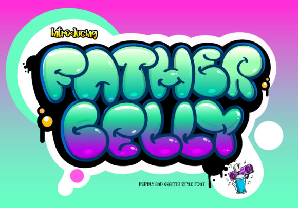 Father Belly: A Friendly Display Font for Warm Digital Experiences