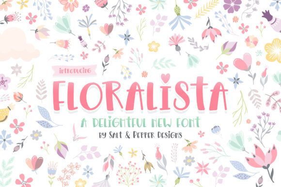 Floralista: A Playful Display Font That Makes Your Brand Feel Friendly