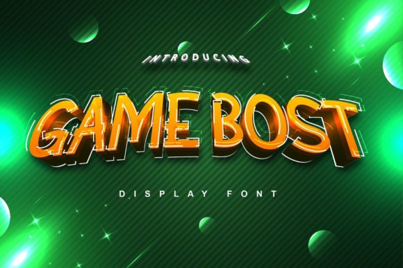 Game Bost: A Display Font That Plays to Win