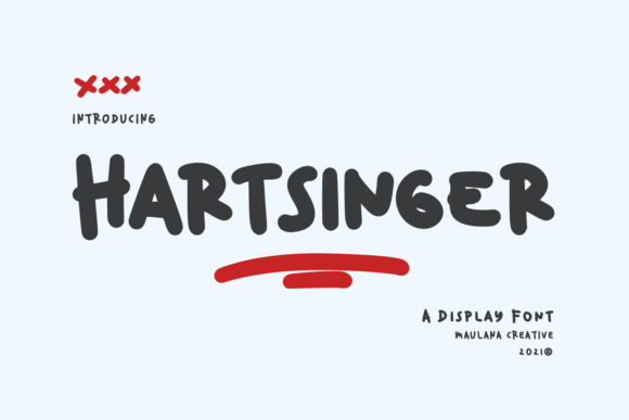 Hartsinger: A Friendly Display Font for Editorial Design
