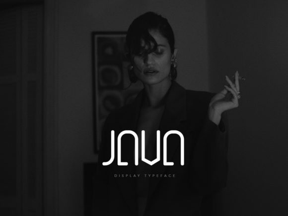 Java: A Futuristic Display Font That Cuts Through the Feed