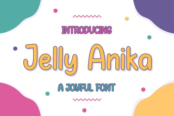 Jelly Anika: A Playful Display Font for Digital Branding