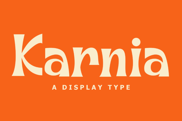 Karnia: A Bold Display Font for Editorial Impact