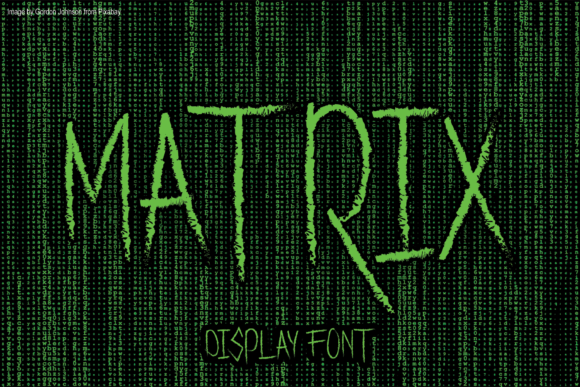 Matrix: A Bold Display Font for Digital Design