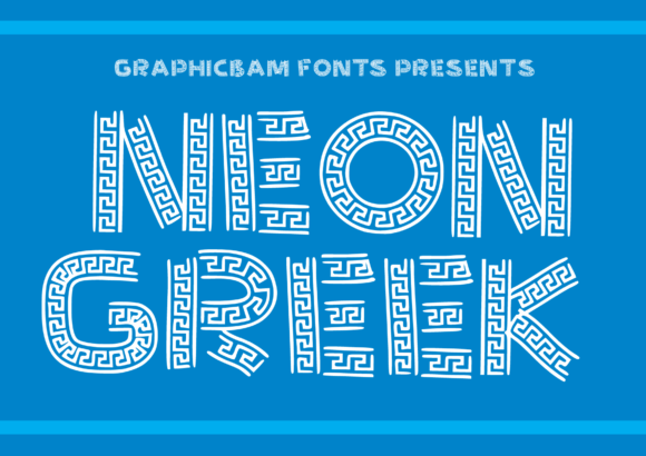 Neon Greek: A Display Font That Makes Your Headlines Pop