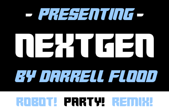 Nextgen: A Display Font That Bridges Tech Edge and Human Warmth