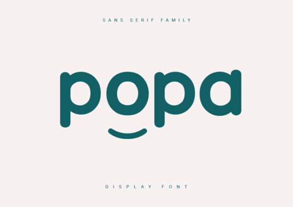 Popa: A Clean, Natural Display Font for Real Branding Work