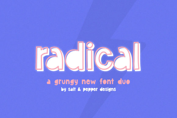 Radical Duo: A Vintage Display Font That Actually Works
