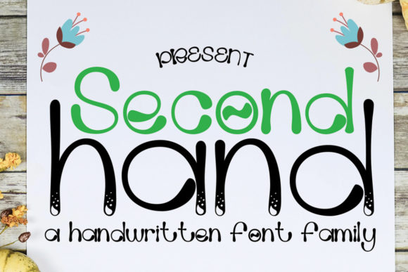 Second Hand: A Casual Display Font That Feels Like Home