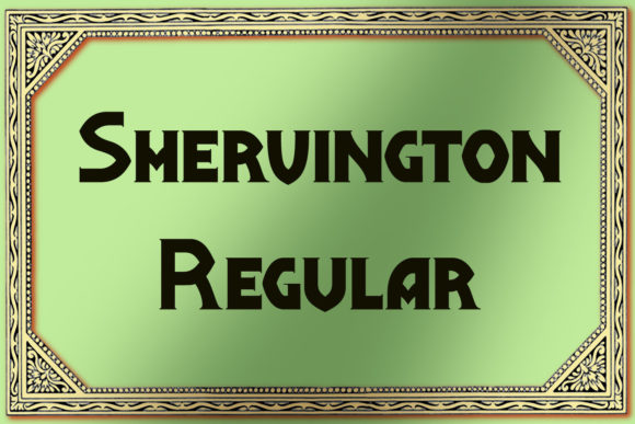 Shervington: A Display Font That Strengthens Your Brand Identity