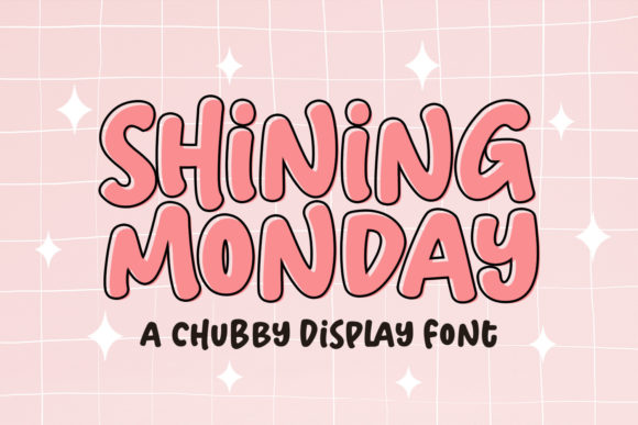 Shining Monday: A Playful Display Font with Editorial Warmth