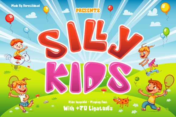 Silly Kids: A Playful Display Font That Makes Campaigns Instantly Recognizable