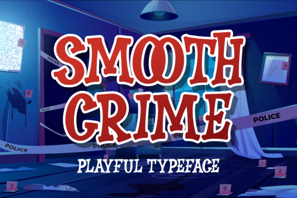 Smooth Crime: A Bold Display Font That Makes Branding Fun