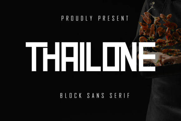 Thailone: A Sharp, Confident Display Font for Small Business Branding