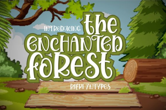 The Enchanted Forest Font for Small Business Branding