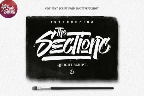 The Sectione: A Bold Display Font for Digital Branding