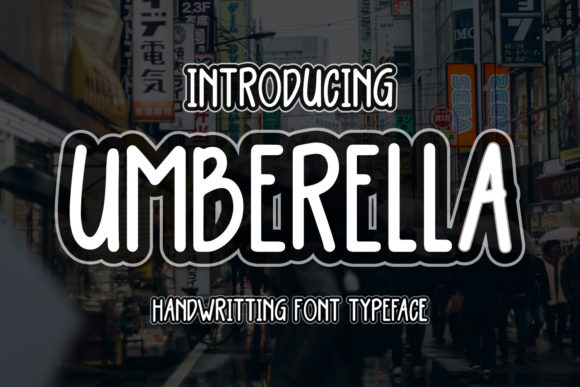 Umberella: A Display Font That Feels Like a Warm Hello
